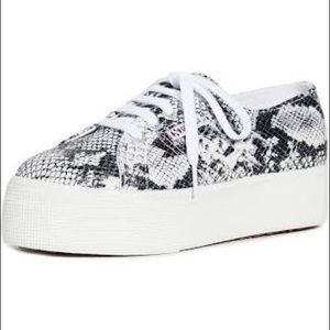 Superga Snakeskin Platforms (BRAND NEW NEVER WORN)